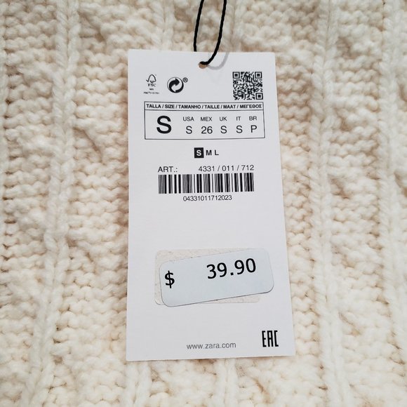 CABLE KNIT VEST - Picture 4 of 4